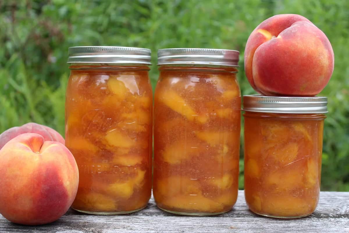 how to make canned peaches