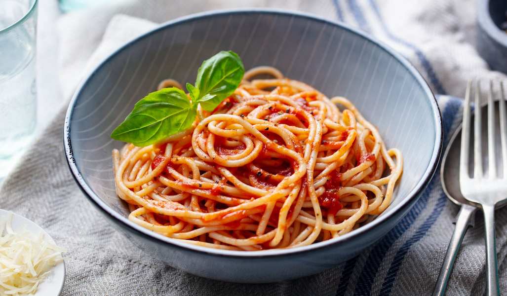 spaghetti upset stomach