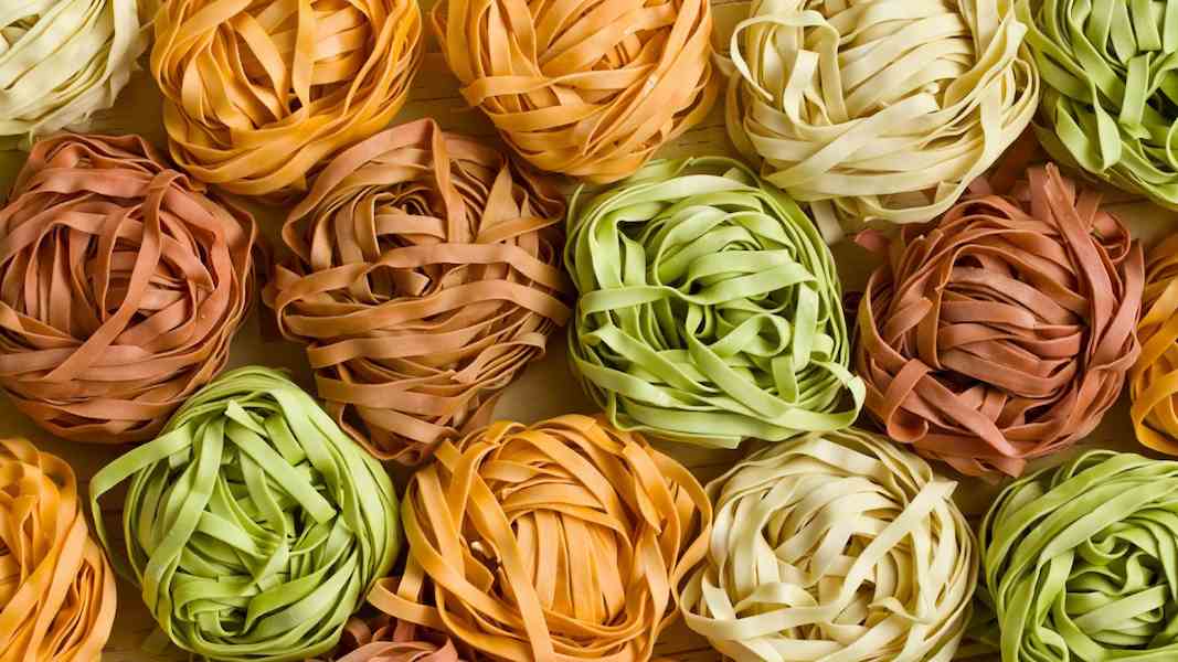 natural colored pasta