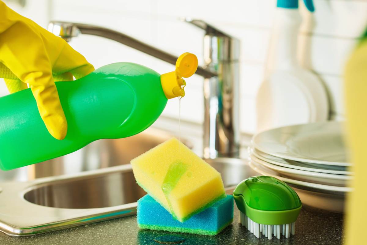 major ingredients of dishwashing liquid