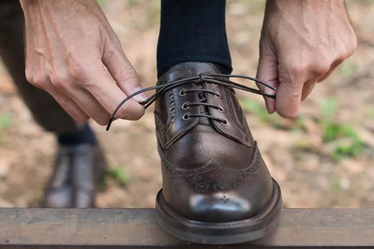 Men's derby suede leather shoes + Best Buy Price - Arad Branding