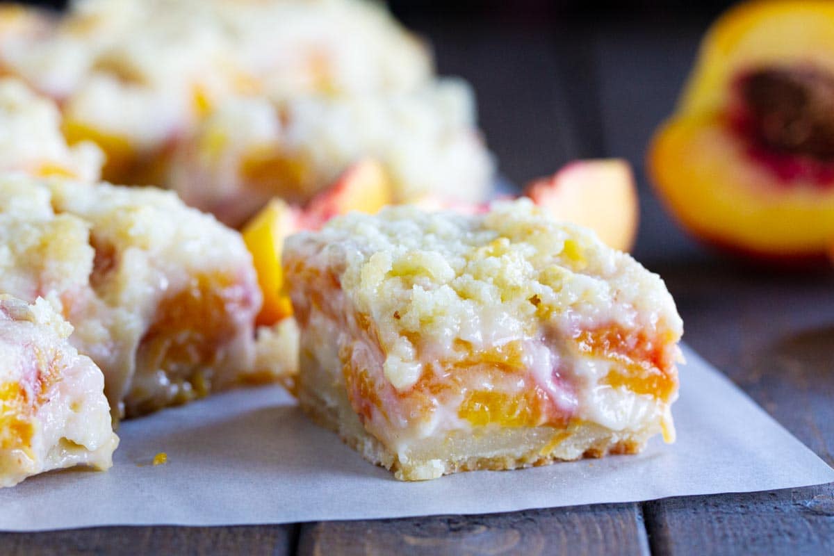 canned peaches crescent rolls