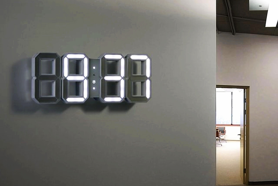 jumbo digital wall clock