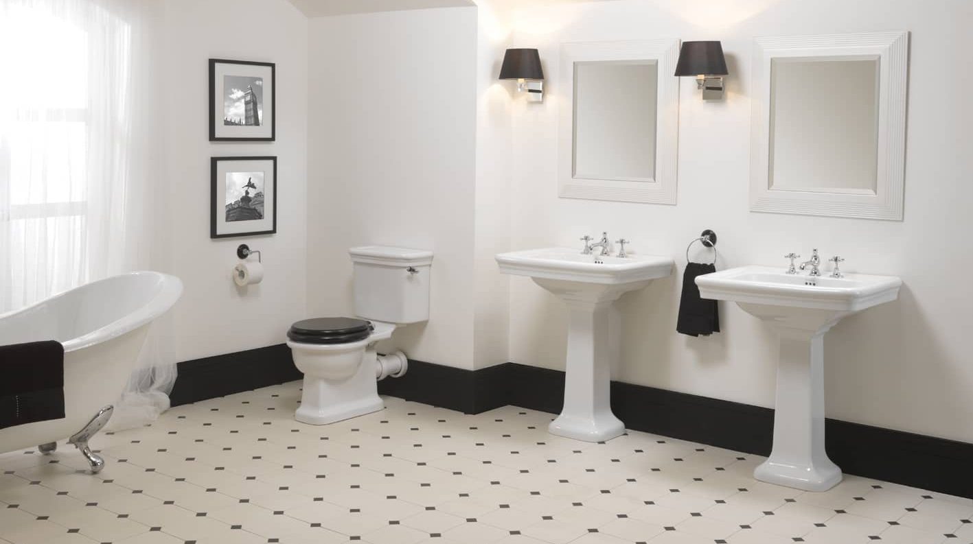 Cloakroom toilet and sink