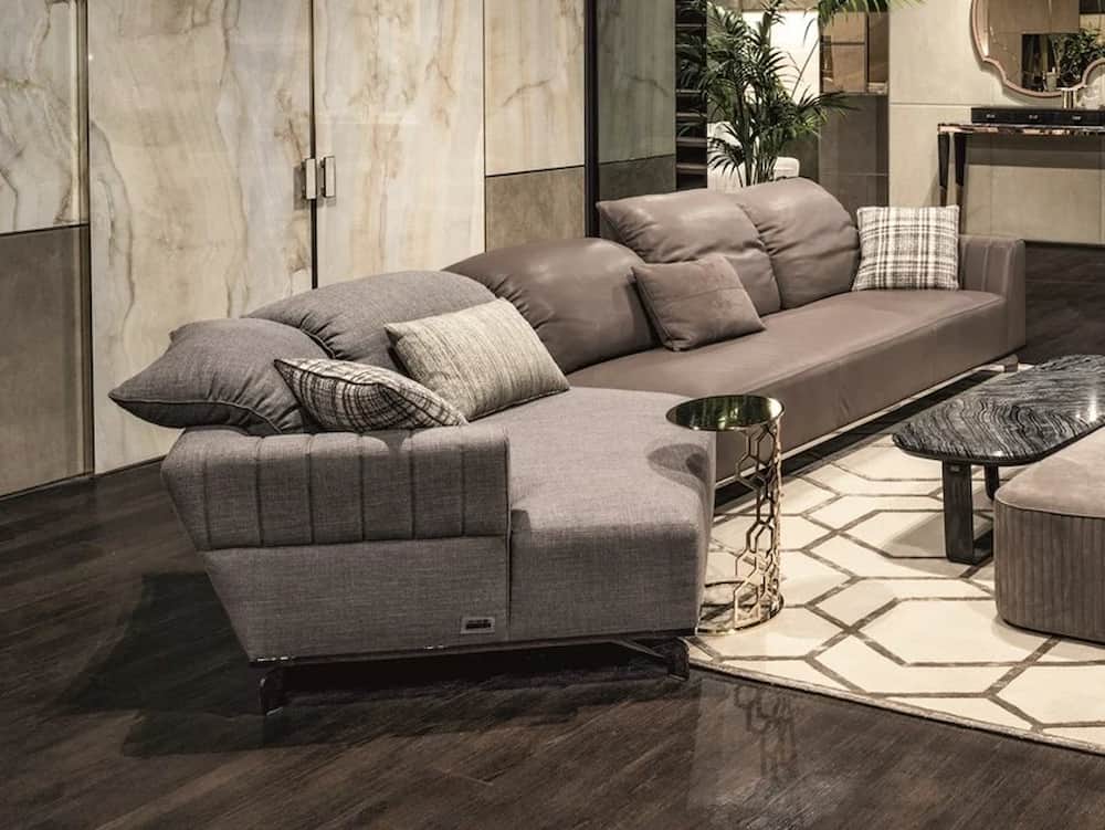 sofa fabric and leather