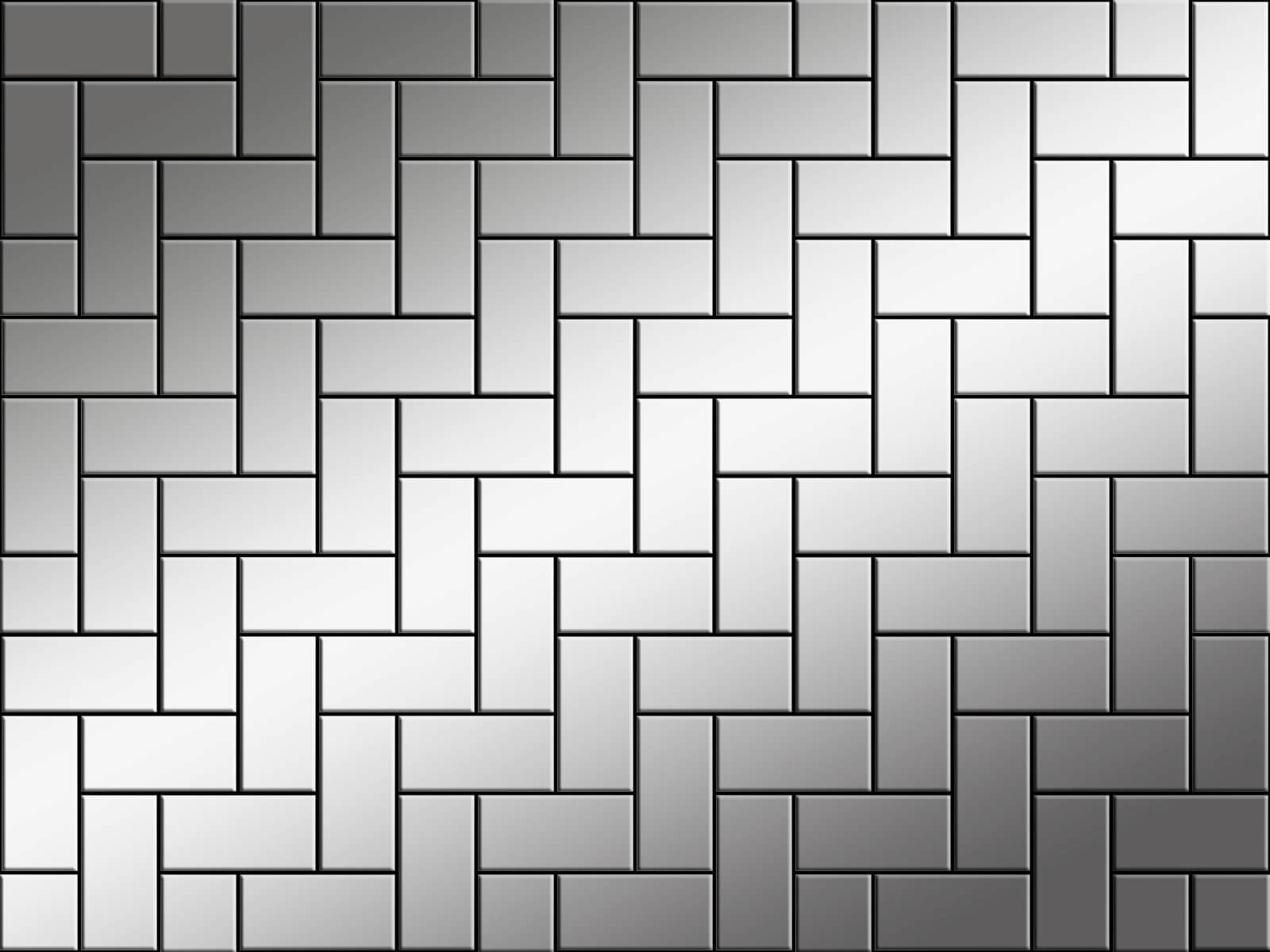 Tiling brick pattern or straight