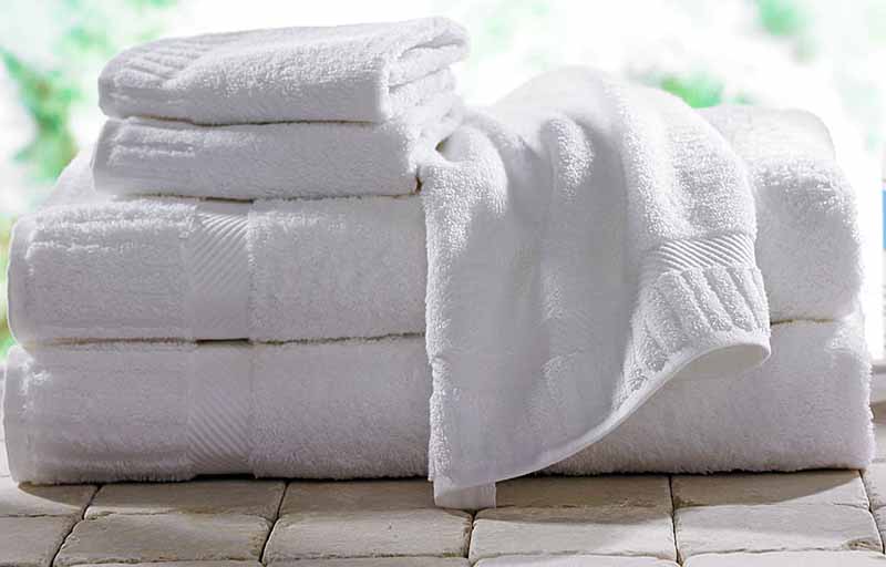Hotel bath towels