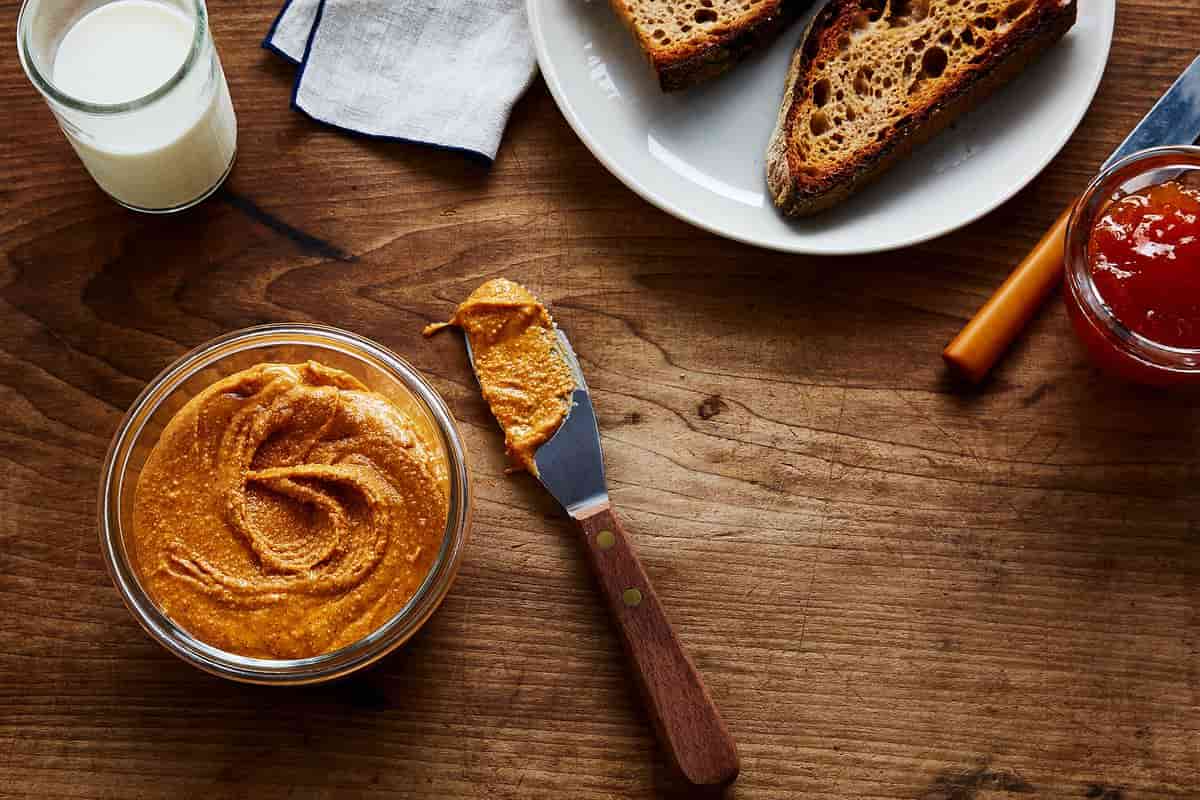 Homemade almond butter raw or roasted