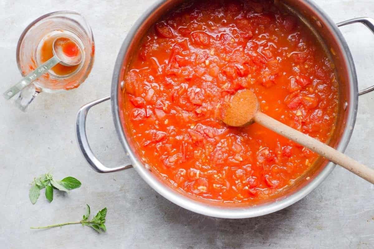 Tomato Gochujang pasta