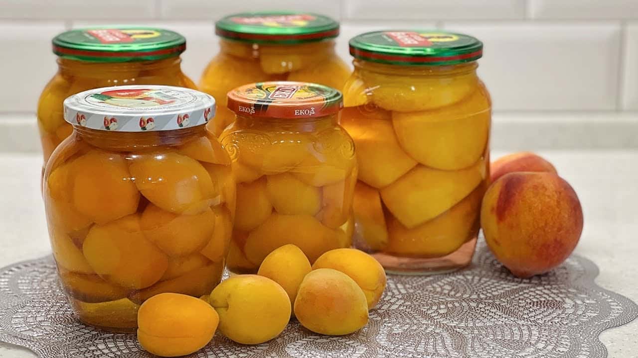 Making Canned Peaches