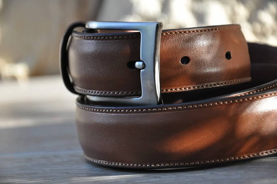 cowhide leather belt