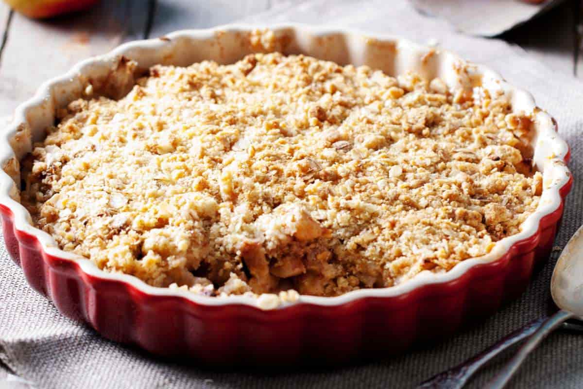 Apple cobbler recipe with oats