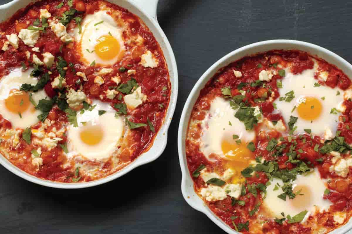 Tomato paste and eggs breakfast recipe - Arad Branding