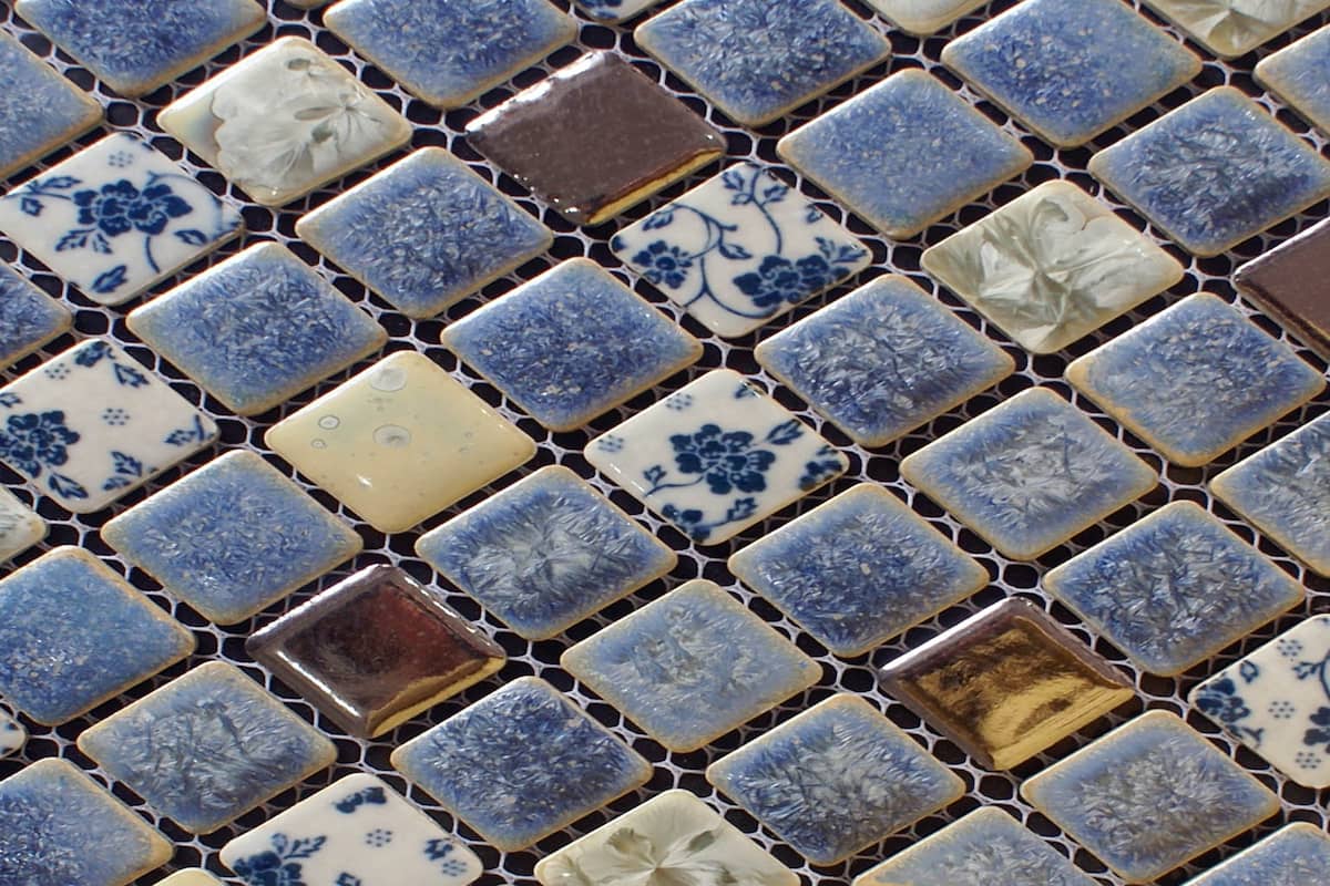Vintage glazed tiles