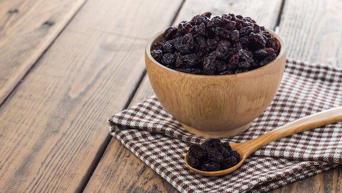 Currants vs raisins nutrition