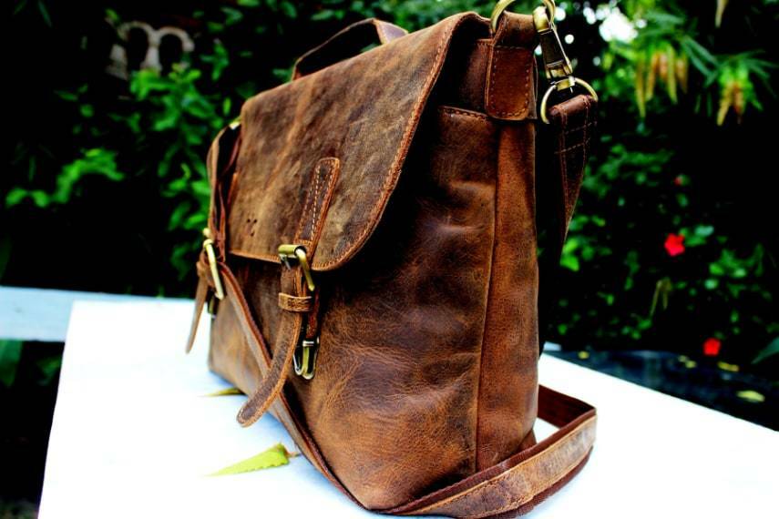 vegan leather backpack