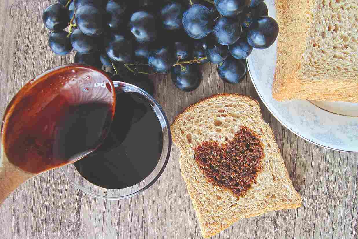 How to prepare the grape syrup