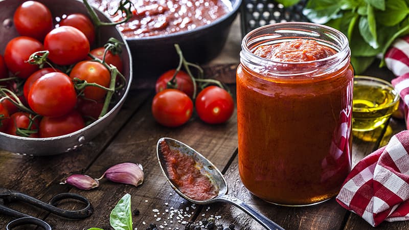 Healthy recipes with tomato paste