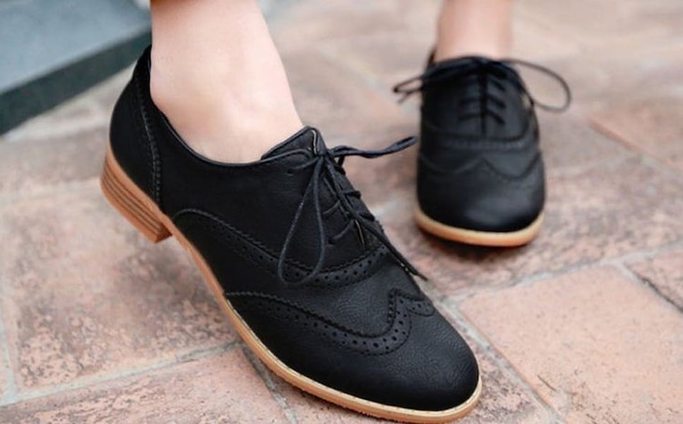 leather shoes for work womens