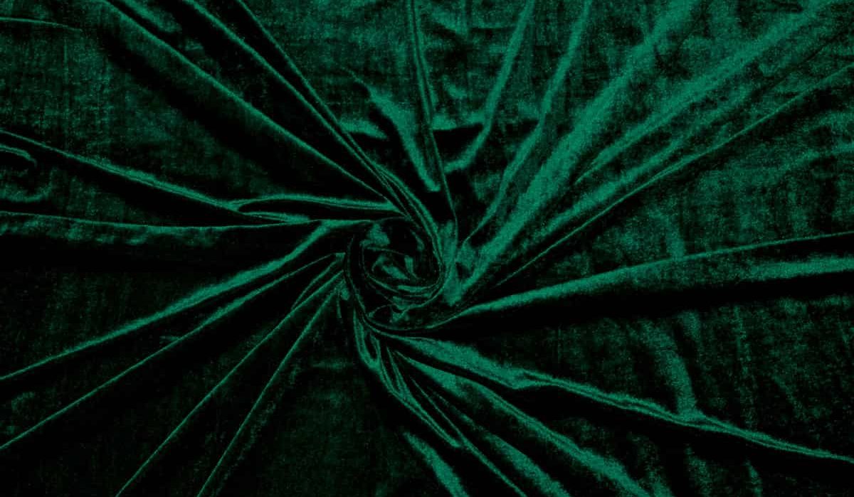 green velvet upholstery fabric