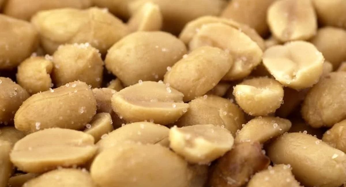 Bulk salted peanuts