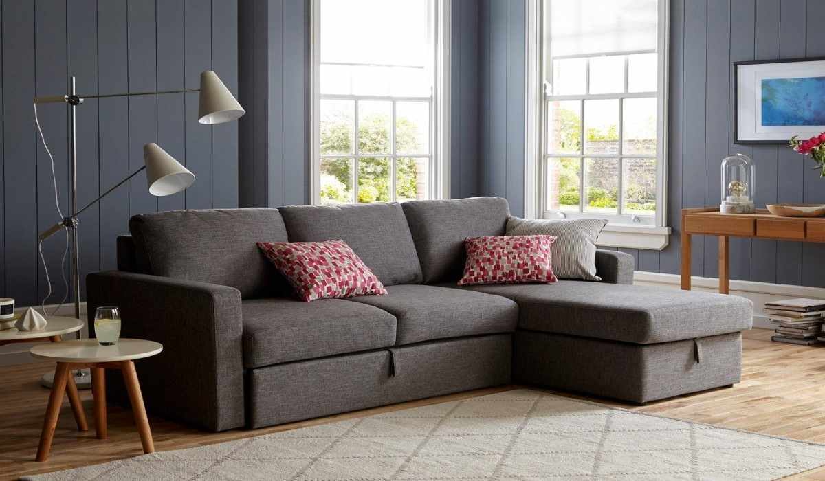 storage in a comfortable sofa
