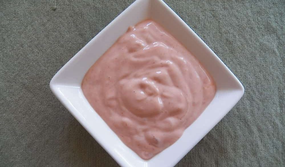 pink sauce with heavy cream