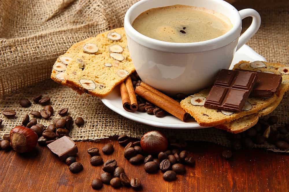 The next way to make hazelnut chocolate coffee