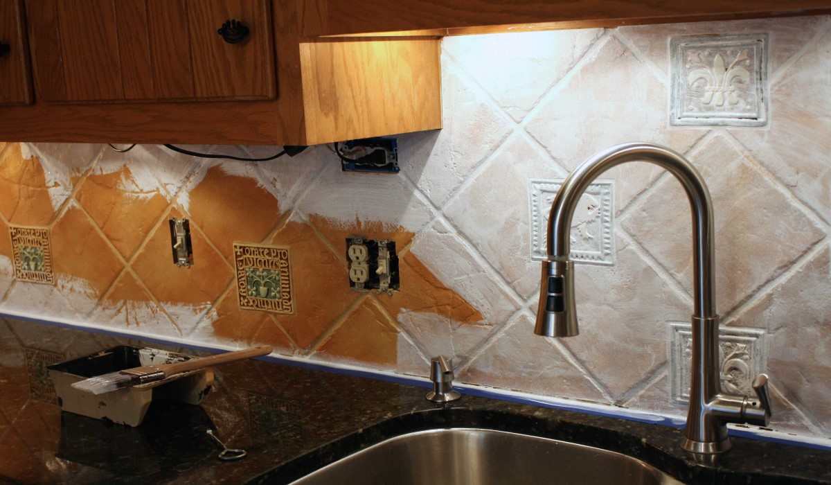 paint kitchen backsplash