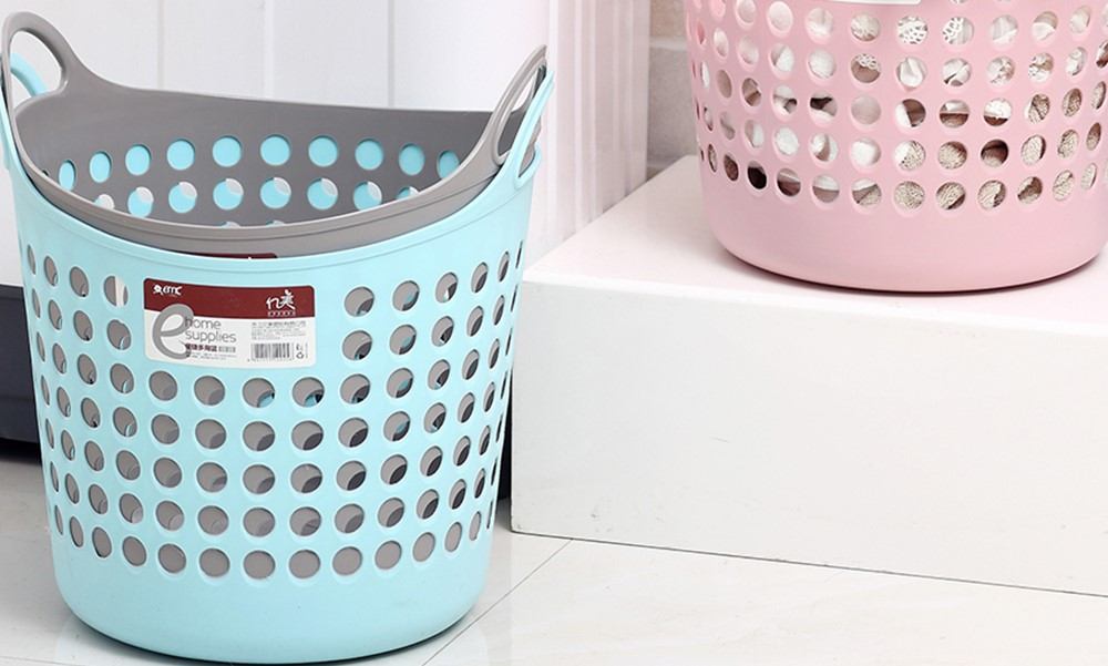 plastic basket for clothes
