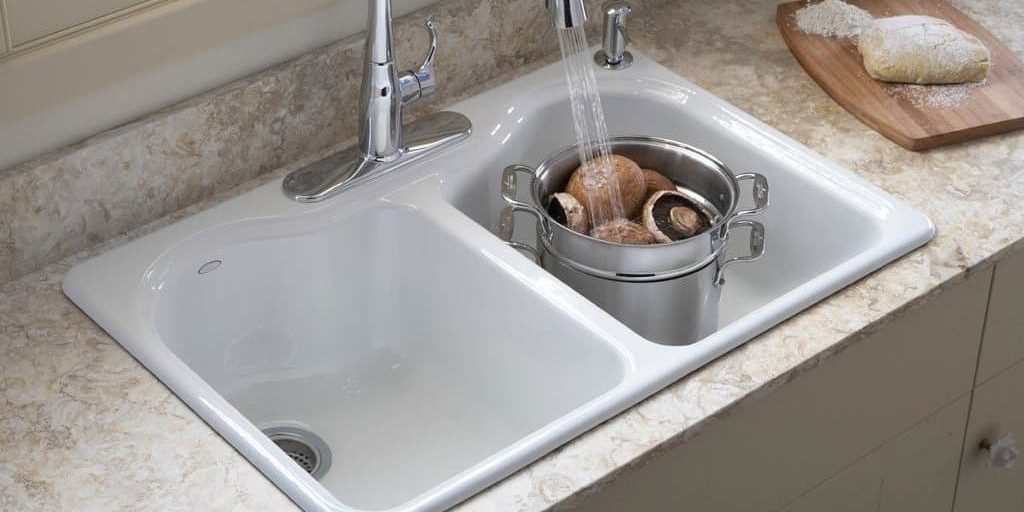 fiberglass sink