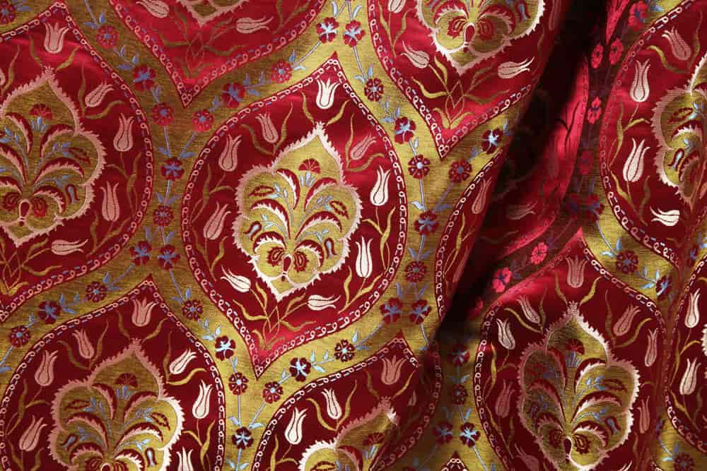napoleonic bee silk fabric