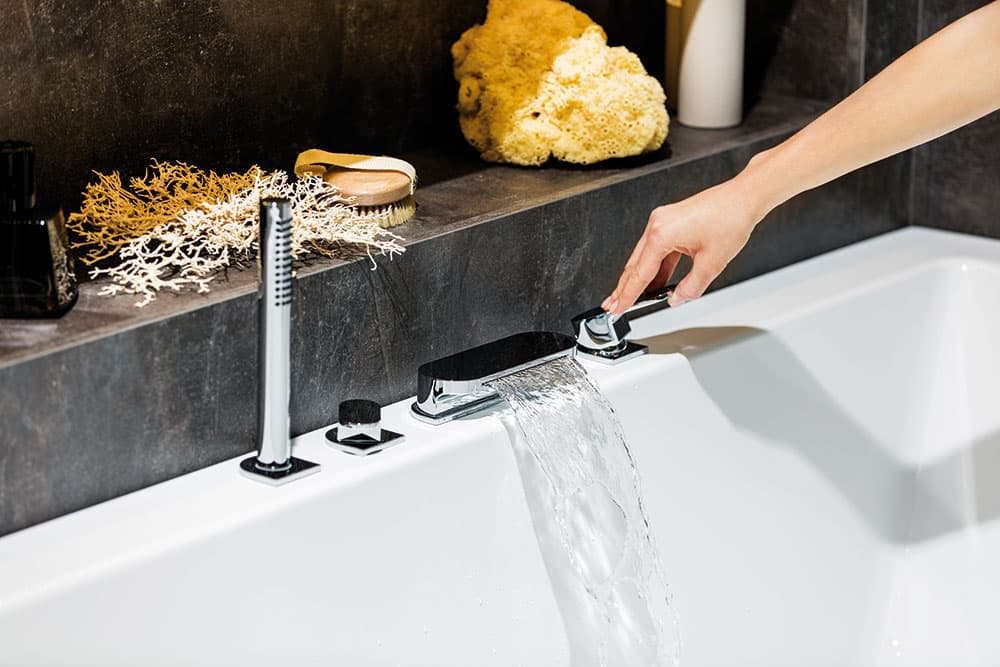 mixer tap with shower