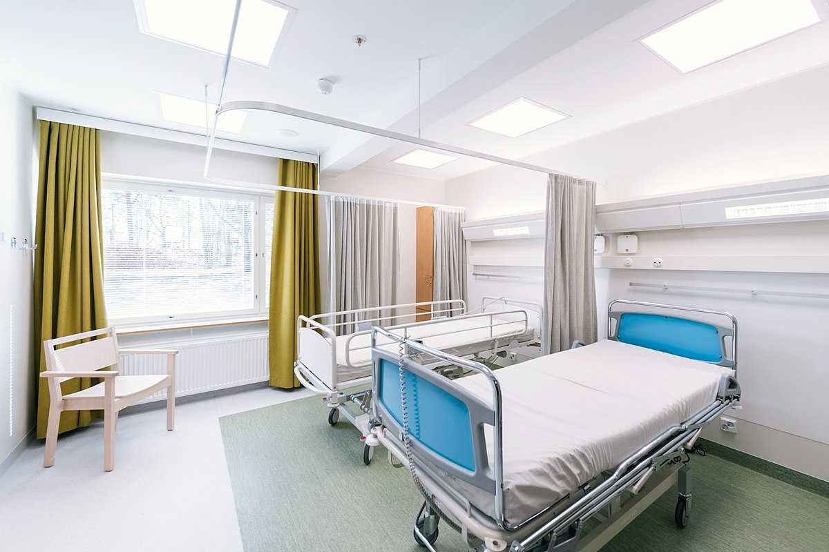 Hospital Bed on Wheels