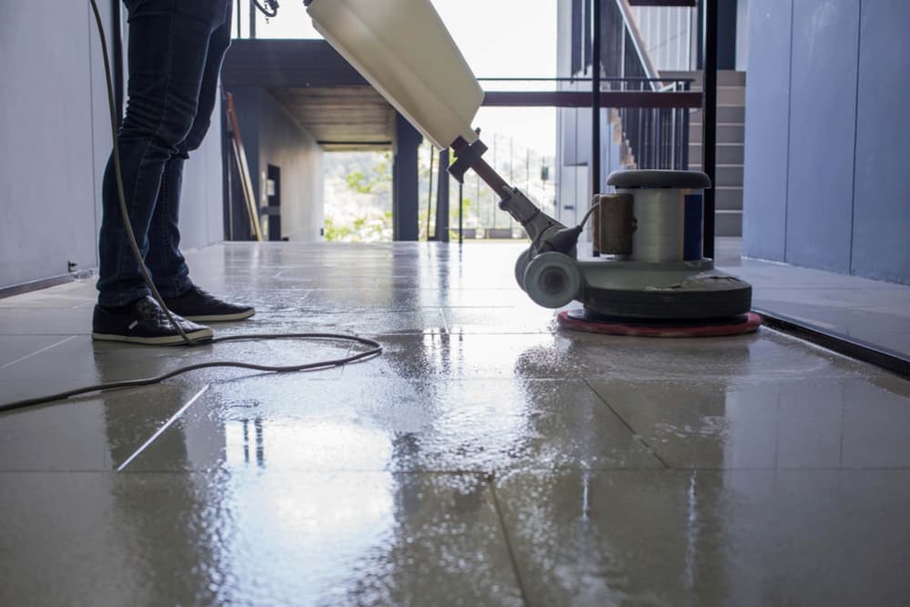 how to clean tiles floor at home