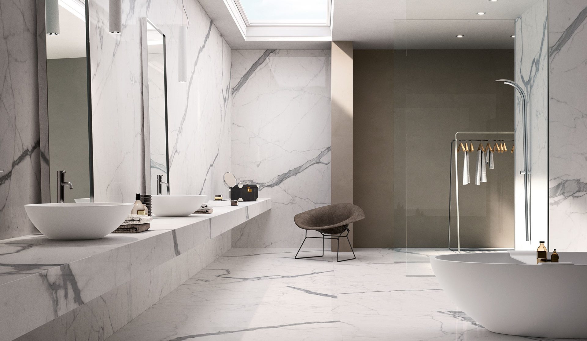 white bathroom floor tiles texture