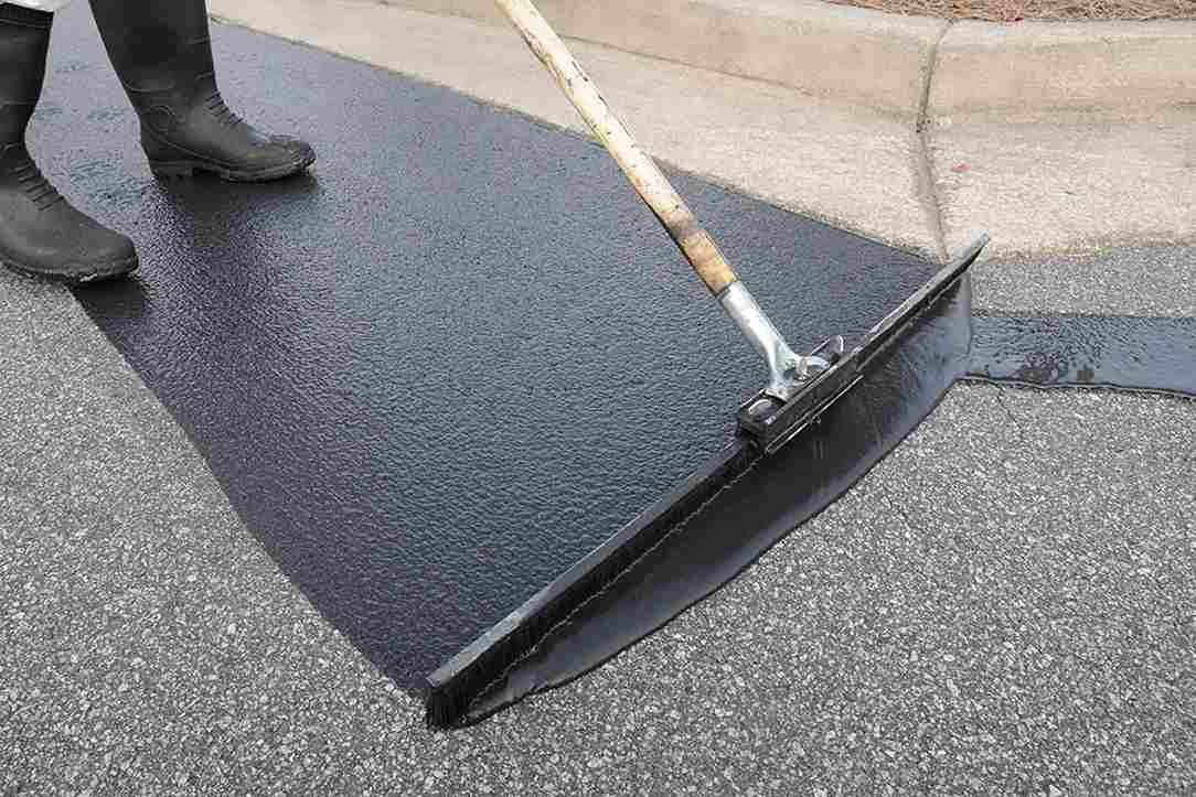 Black dragon asphalt paint