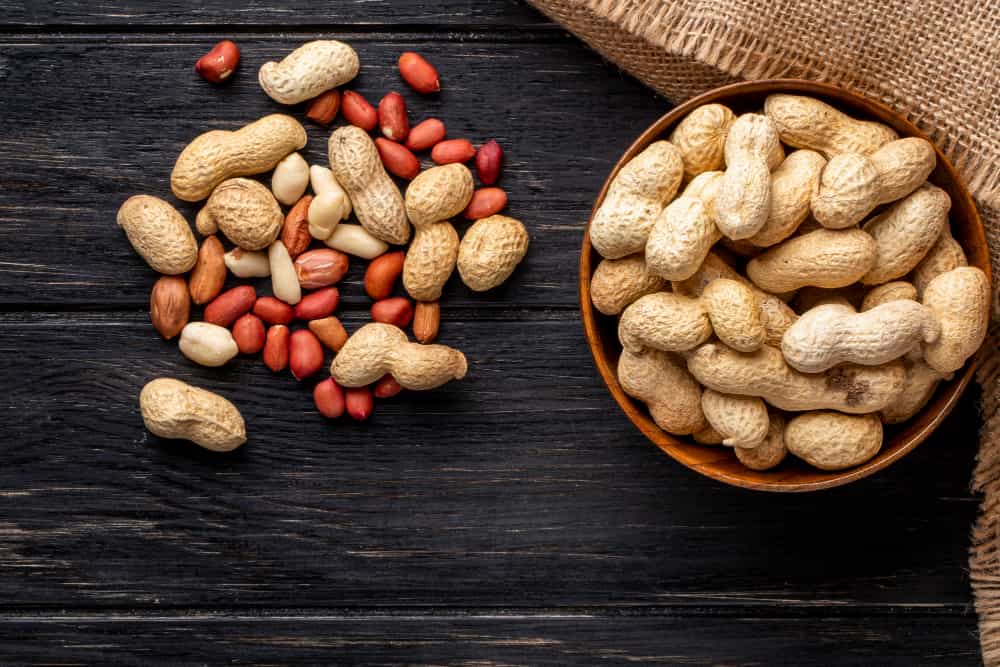 Red skin peanuts vs peanuts