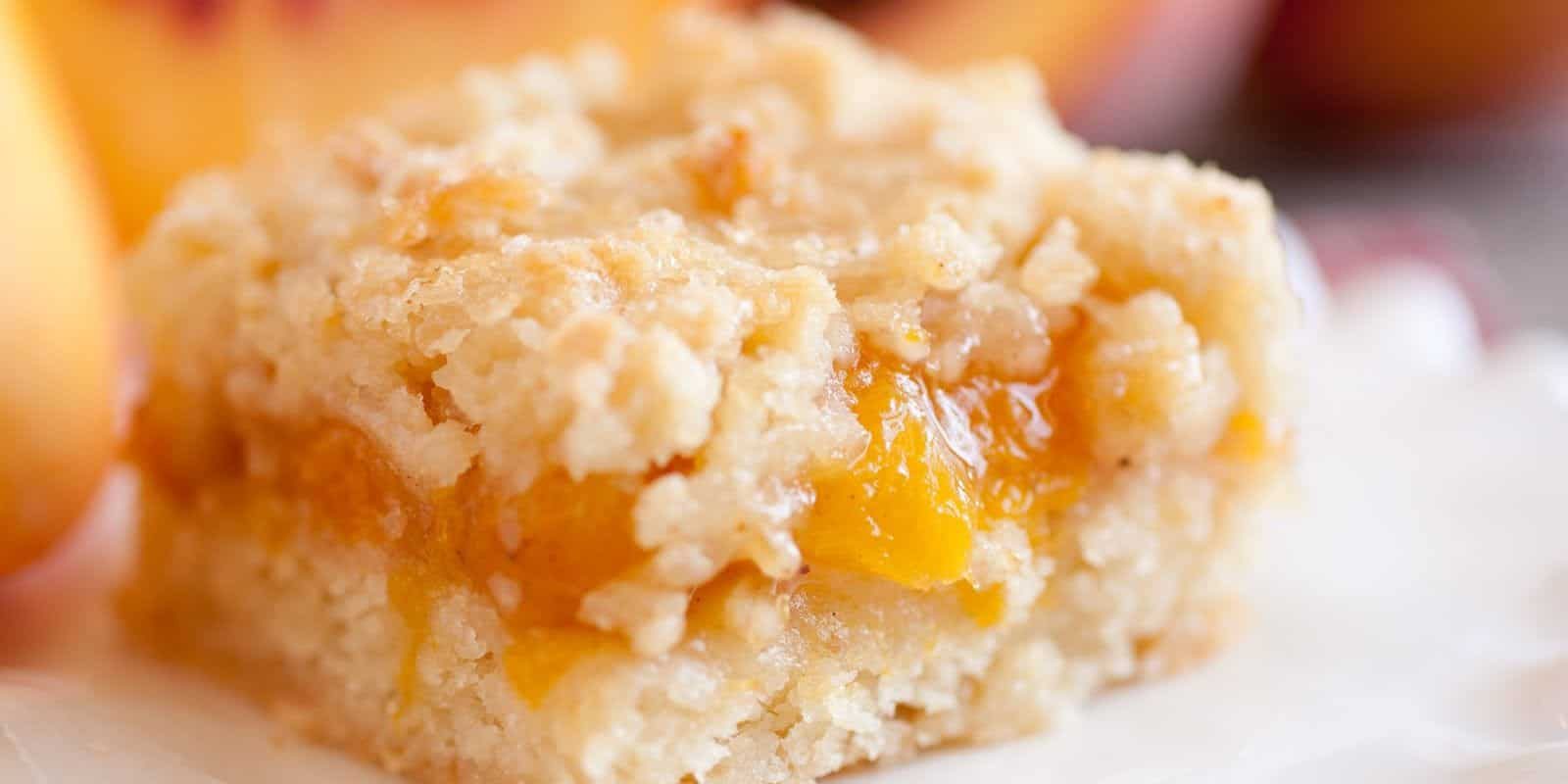 juicy peach cobbler with canned peaches