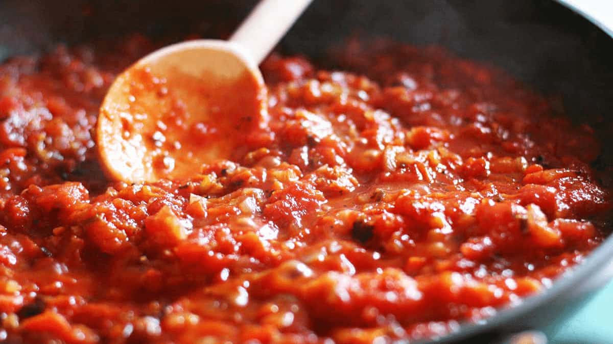 Oven tomato sauce