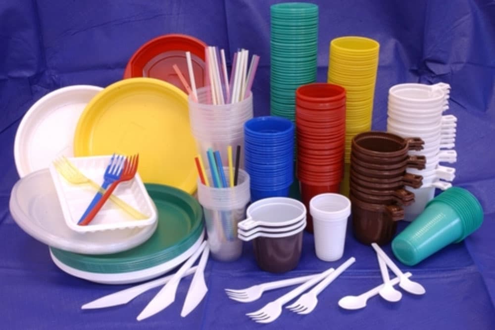 plasticware in laboratory
