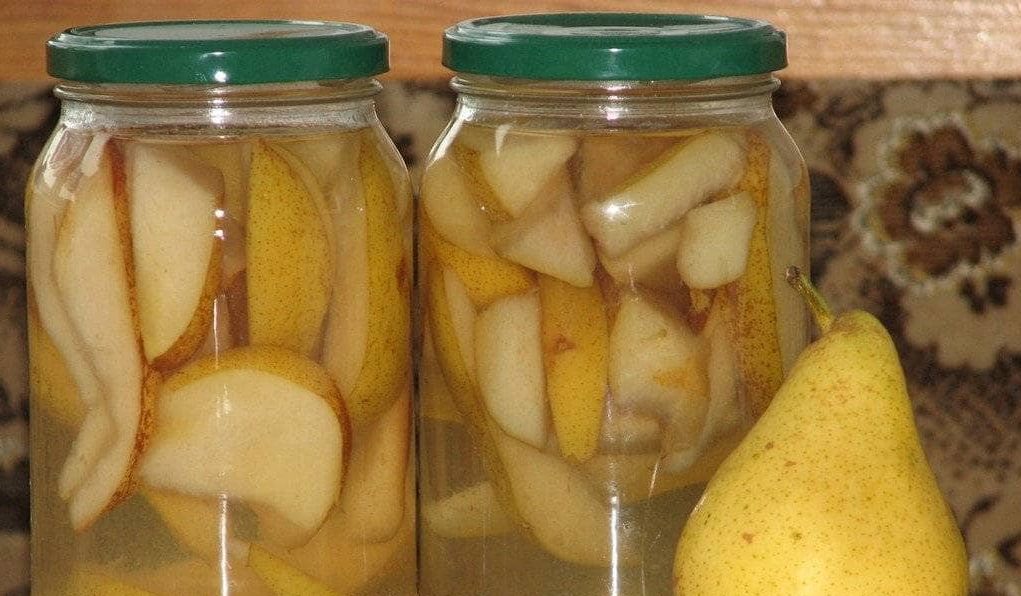 Canned pears Kieffer
