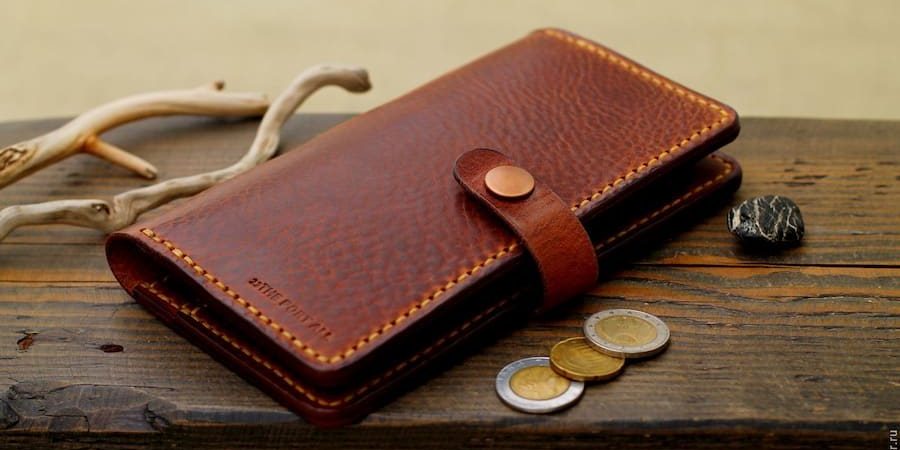 pure leather wallet