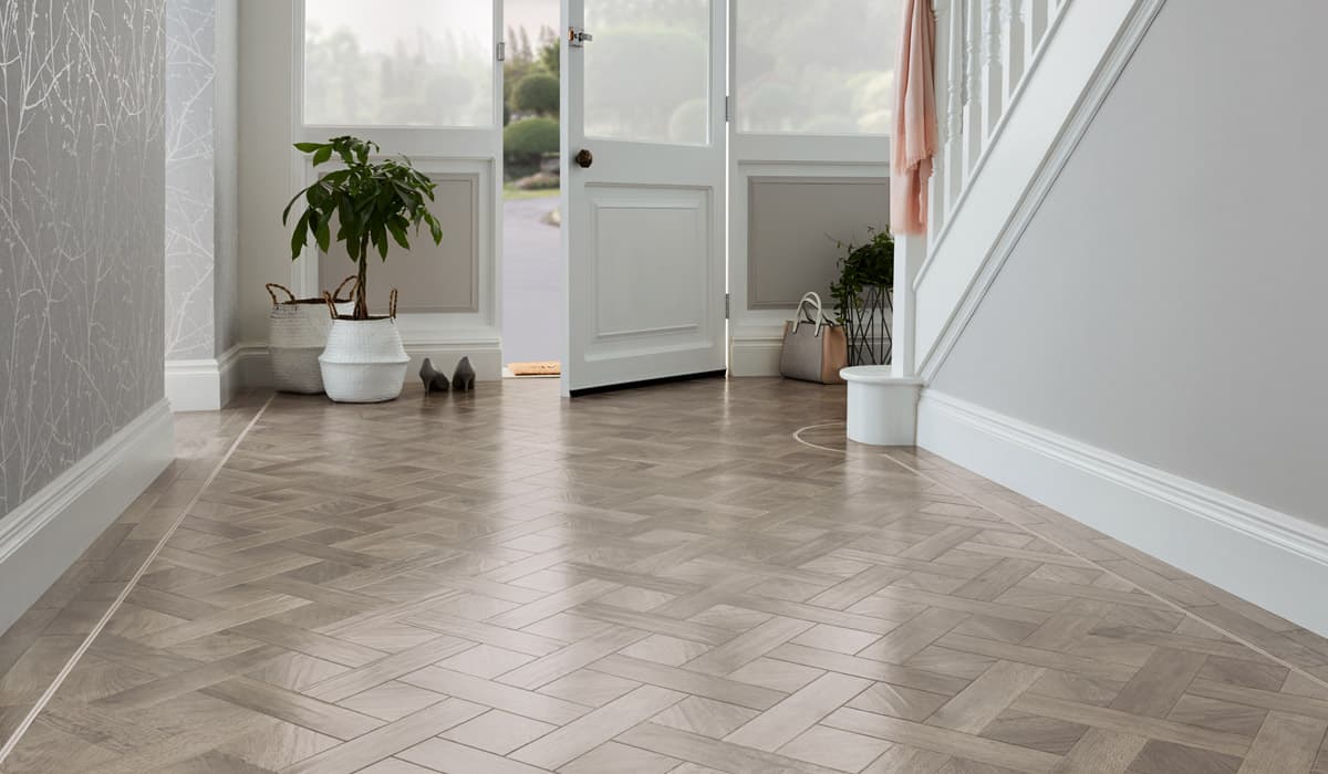 grey vinyl flooring tile