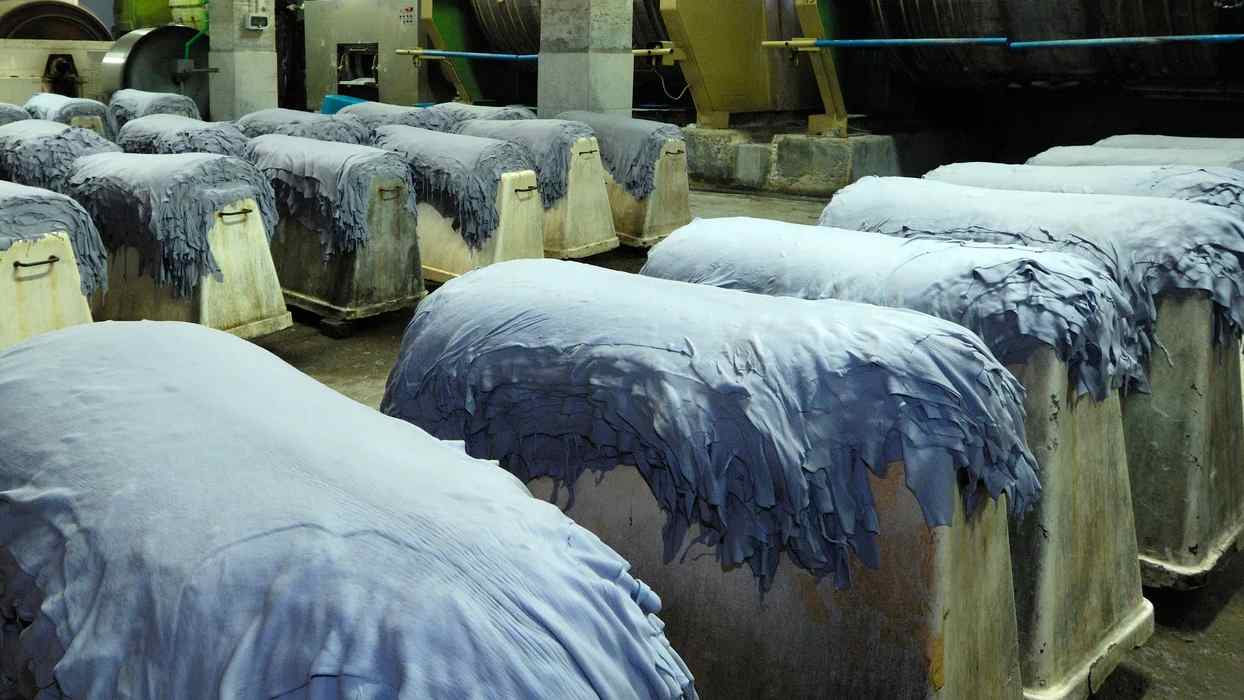 Leather tanning process