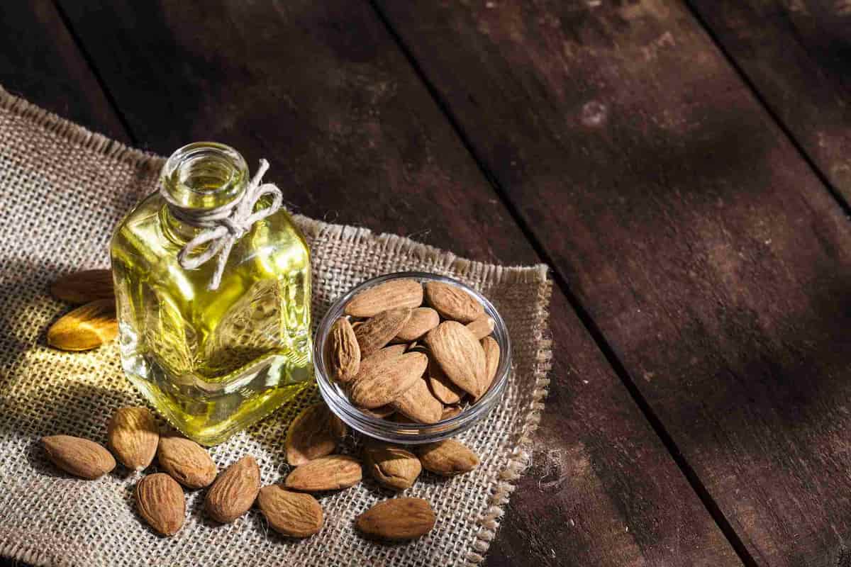 Organic almond oil for face