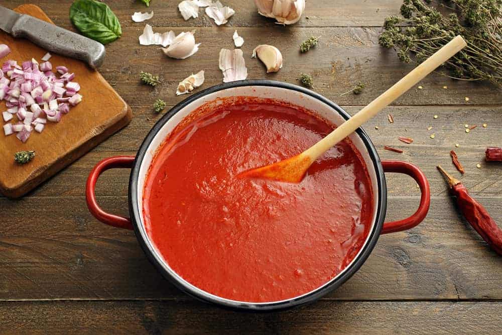Fire tomato sauce