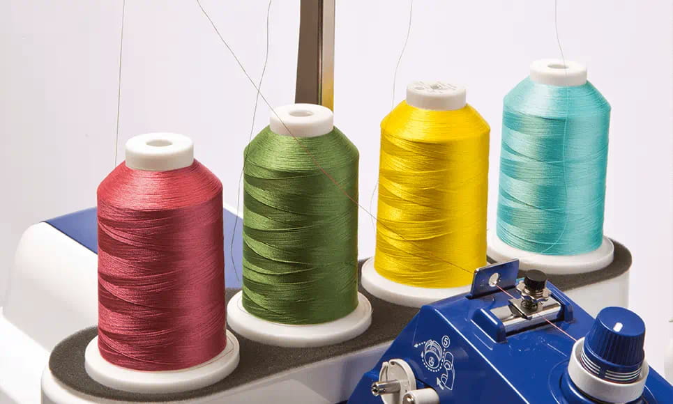Silk thread embroidery