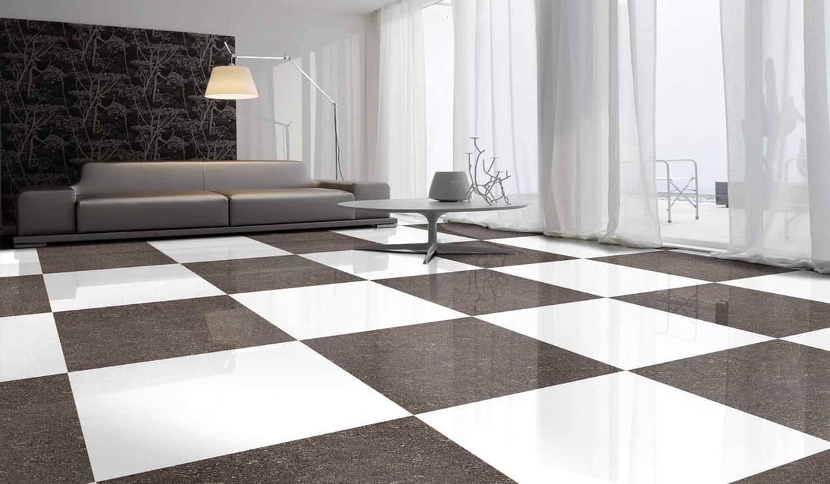vitrified floor tiles design for living room - Arad Branding