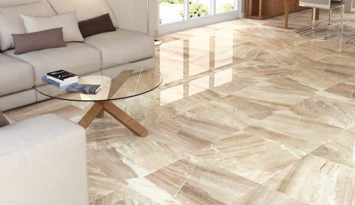beige floor tiles